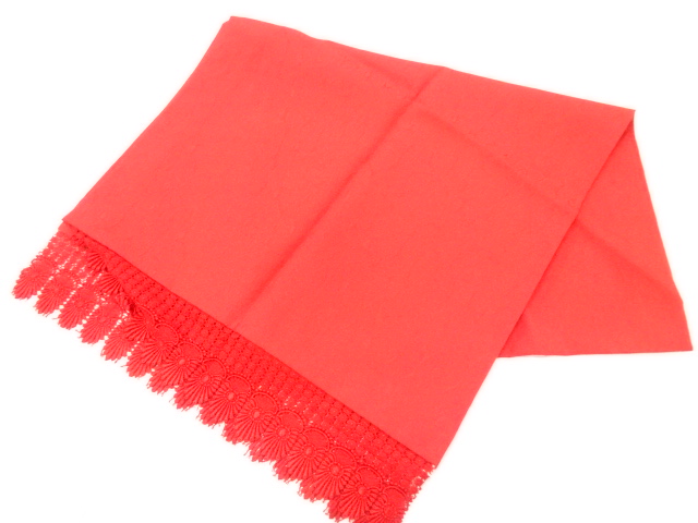 リサイクル　抽象模様織出しショール